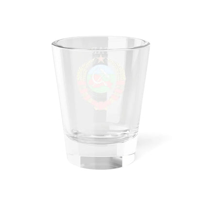 Emblem of the Tuvan Peoples Republic 1930-1933 (Soviet Union) (Coat of Arms) Shot Glass 1.5oz - Go Mug Yourself