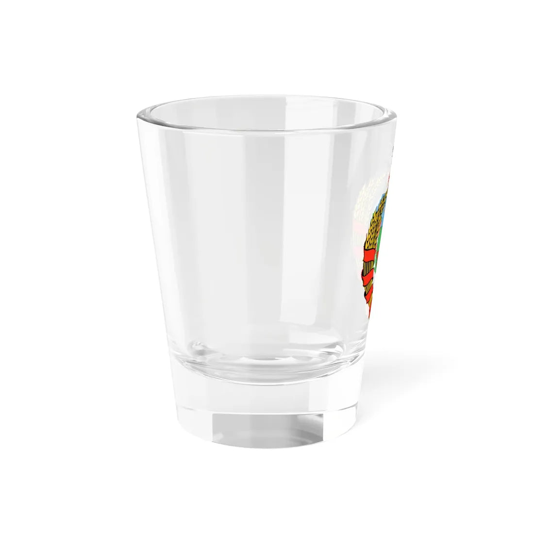 Emblem of the Tuvan Peoples Republic 1930-1933 (Soviet Union) (Coat of Arms) Shot Glass 1.5oz - Go Mug Yourself