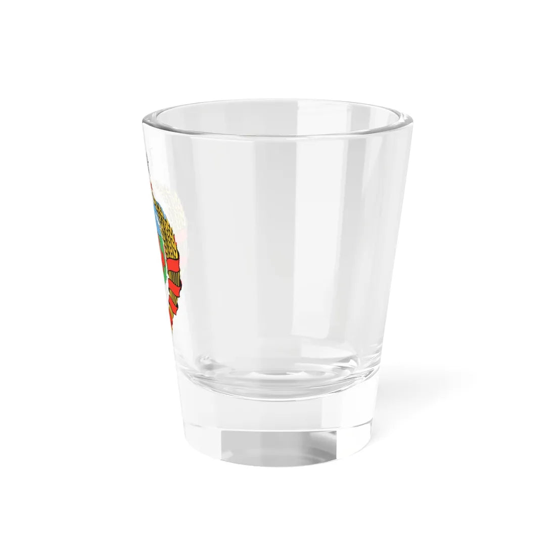 Emblem of the Tuvan Peoples Republic 1930-1933 (Soviet Union) (Coat of Arms) Shot Glass 1.5oz - Go Mug Yourself