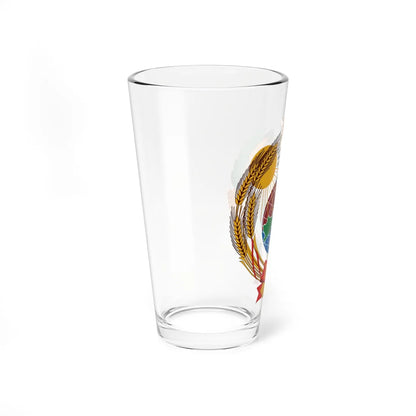 Emblem of the Tuvan Peoples Republic 1943-1944 (Soviet Union) (Coat of Arms) Pint Glass 16oz - Go Mug Yourself