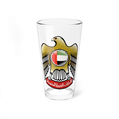 Emblem of the United Arab Emirates (United Arab Emirates) (Coat of Arms) Pint Glass 16oz 16oz - Go Mug Yourself
