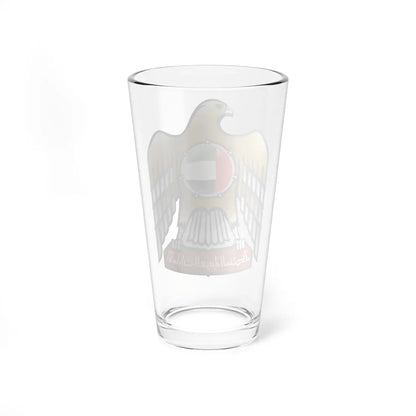 Emblem of the United Arab Emirates (United Arab Emirates) (Coat of Arms) Pint Glass 16oz - Go Mug Yourself