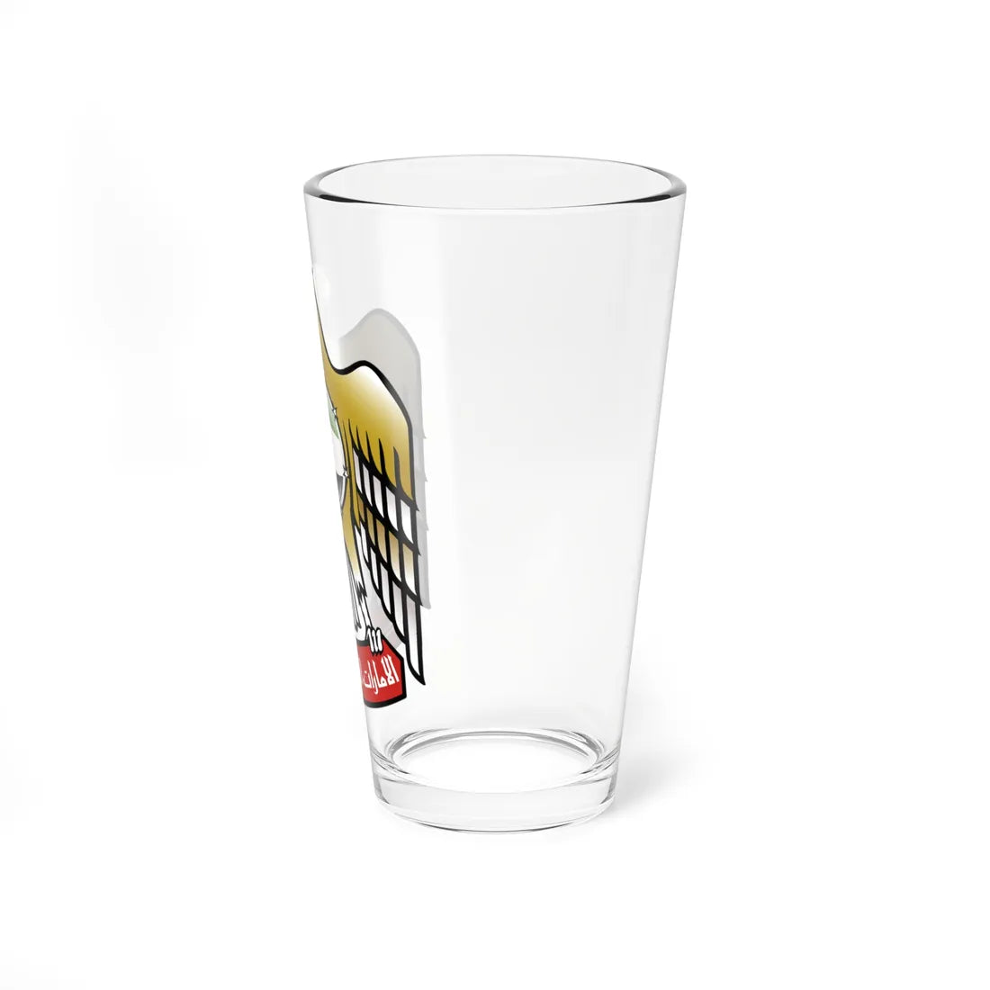 Emblem of the United Arab Emirates (United Arab Emirates) (Coat of Arms) Pint Glass 16oz - Go Mug Yourself