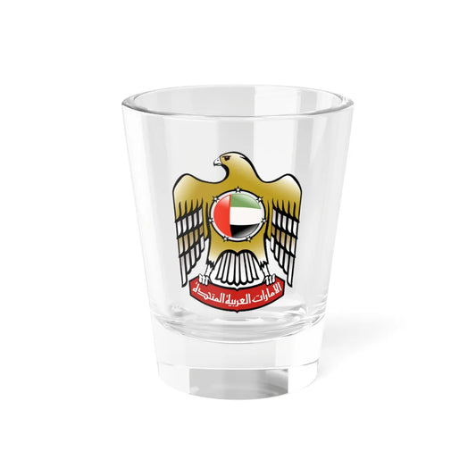 Emblem of the United Arab Emirates (United Arab Emirates) (Coat of Arms) Shot Glass 1.5oz 1.5oz - Go Mug Yourself