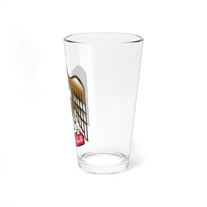 Emblem of the United Arab Emirates variant 1 (United Arab Emirates) (Coat of Arms) Pint Glass 16oz - Go Mug Yourself