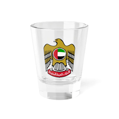 Emblem of the United Arab Emirates variant 2 (United Arab Emirates) (Coat of Arms) Shot Glass 1.5oz 1.5oz - Go Mug Yourself