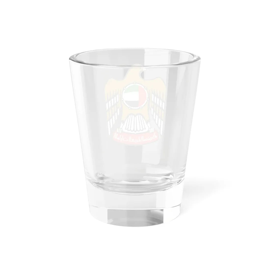 Emblem of the United Arab Emirates variant 2 (United Arab Emirates) (Coat of Arms) Shot Glass 1.5oz - Go Mug Yourself