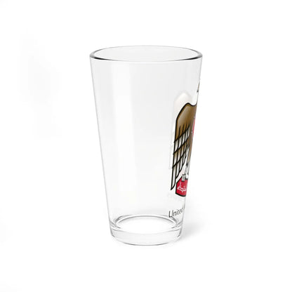 Emblem of the United Arab Emirates Variant 4 (United Arab Emirates) (Coat of Arms) Pint Glass 16oz - Go Mug Yourself