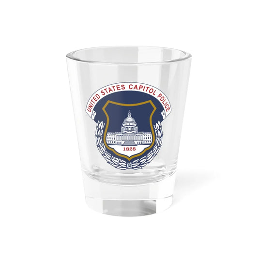 Emblem of the United States Capitol Police (United States) (Coat of Arms) Shot Glass 1.5oz 1.5oz - Go Mug Yourself