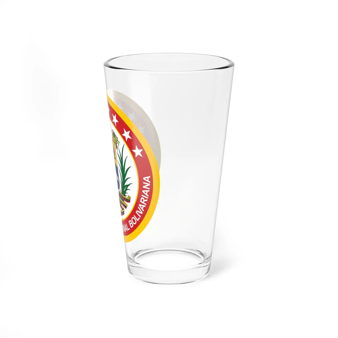 Emblem of the Venezuelan Armed Forces (Venezuela) (Coat of Arms) Pint Glass 16oz - Go Mug Yourself