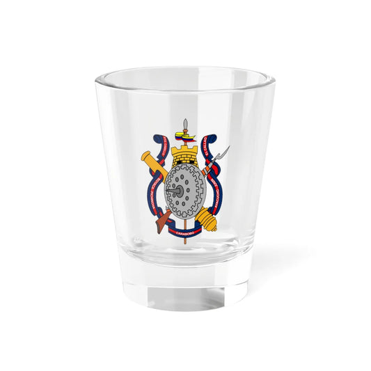 Emblem of the Venezuelan Army (Venezuela) (Coat of Arms) Shot Glass 1.5oz 1.5oz - Go Mug Yourself