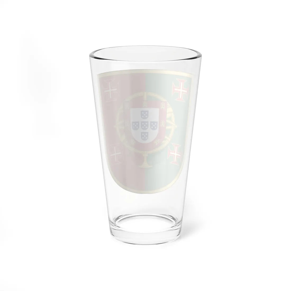 Emblem of Viriatos Volunteers (Portugal) (Coat of Arms) Pint Glass 16oz - Go Mug Yourself