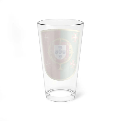 Emblem of Viriatos Volunteers (Portugal) (Coat of Arms) Pint Glass 16oz - Go Mug Yourself