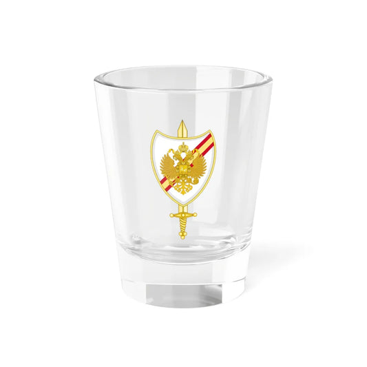 Emblem of White Émigré Volunteers Spanish Civil War (Russia) (Coat of Arms) Shot Glass 1.5oz 1.5oz - Go Mug Yourself