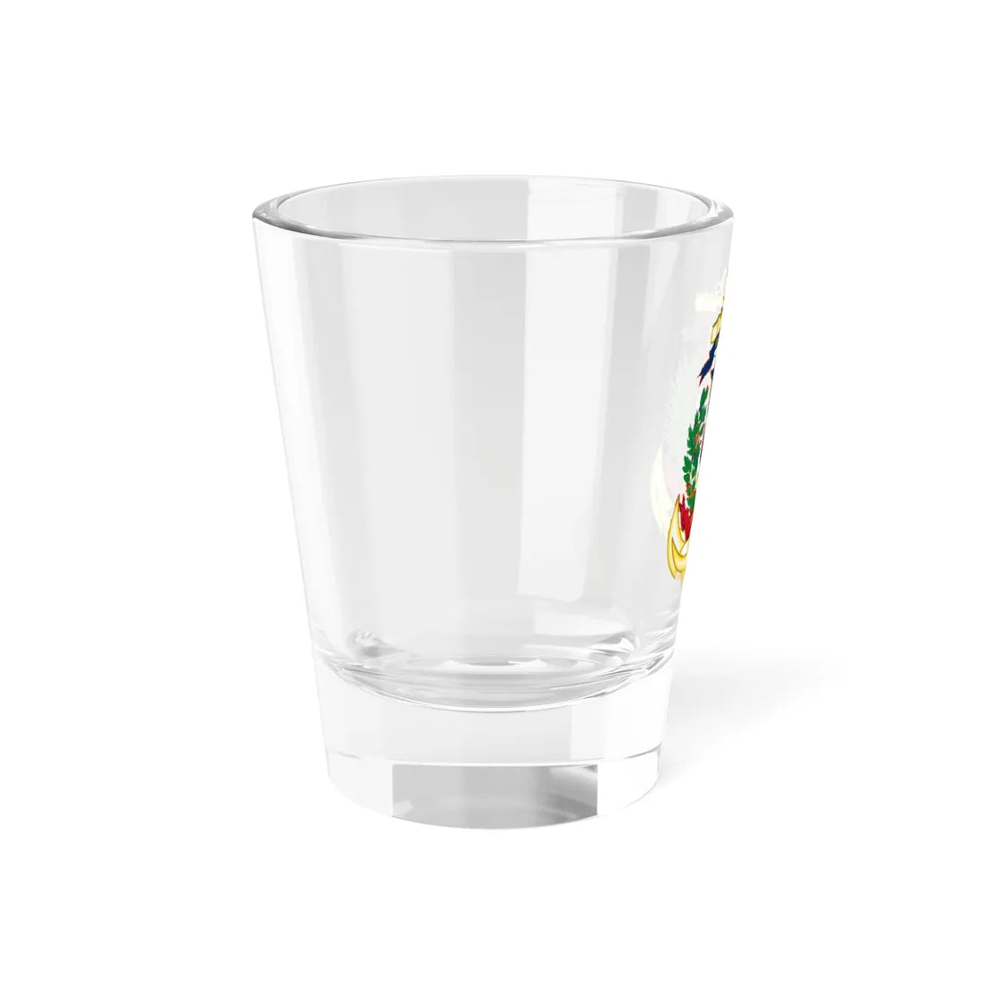 Emblema de la Marina de Guerra Dominicana (Dominica) (Coat of Arms) Shot Glass 1.5oz - Go Mug Yourself