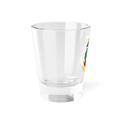 Emblema de la Marina de Guerra Dominicana (Dominica) (Coat of Arms) Shot Glass 1.5oz - Go Mug Yourself
