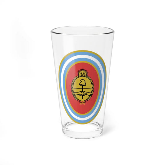 Emblema de la SI y la SIDE (Argentina) (Coat of Arms) Pint Glass 16oz 16oz - Go Mug Yourself
