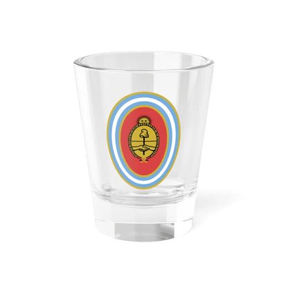 Emblema de la SI y la SIDE (Argentina) (Coat of Arms) Shot Glass 1.5oz 1.5oz - Go Mug Yourself