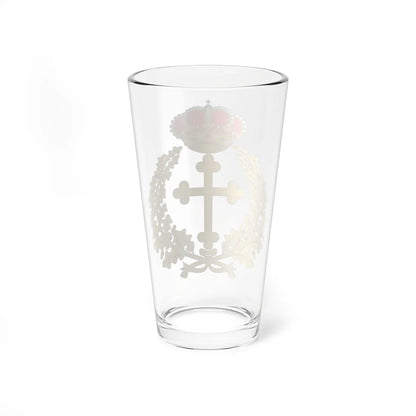 Emblema del Arzobispado Castrense (Spain) (Coat of Arms) Pint Glass 16oz - Go Mug Yourself