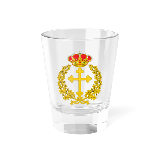 Emblema del Arzobispado Castrense (Spain) (Coat of Arms) Shot Glass 1.5oz 1.5oz - Go Mug Yourself