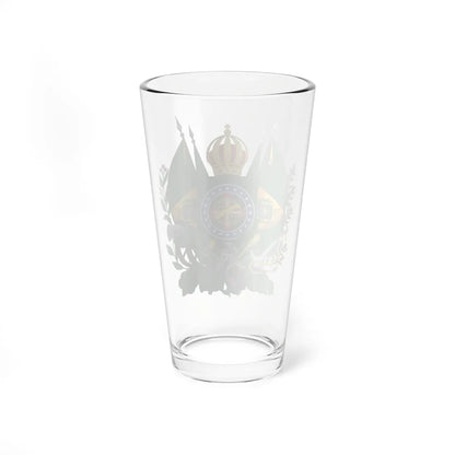 Emblema do jornal brasileiro Correio Official 1830s (Brazil) (Coat of Arms) Pint Glass 16oz - Go Mug Yourself