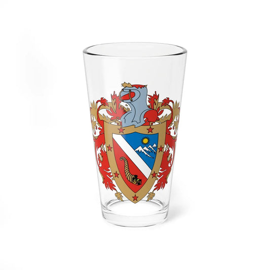 Emblema Escudo del Huila (Colombia) (Coat of Arms) Pint Glass 16oz 16oz - Go Mug Yourself