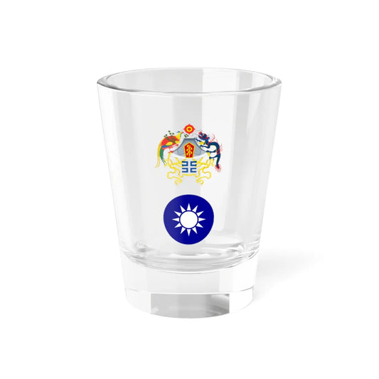 Emblems of the Republic of China (China) (Coat of Arms) Shot Glass 1.5oz 1.5oz - Go Mug Yourself