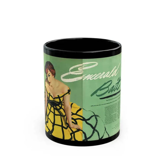 Emerald Bait, Esquire, October 1951 - Black Coffee Mug 11oz - Go Mug Yourself