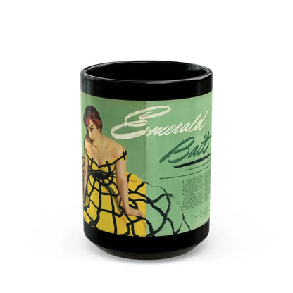 Emerald Bait, Esquire, October 1951 - Black Coffee Mug 15oz - Go Mug Yourself
