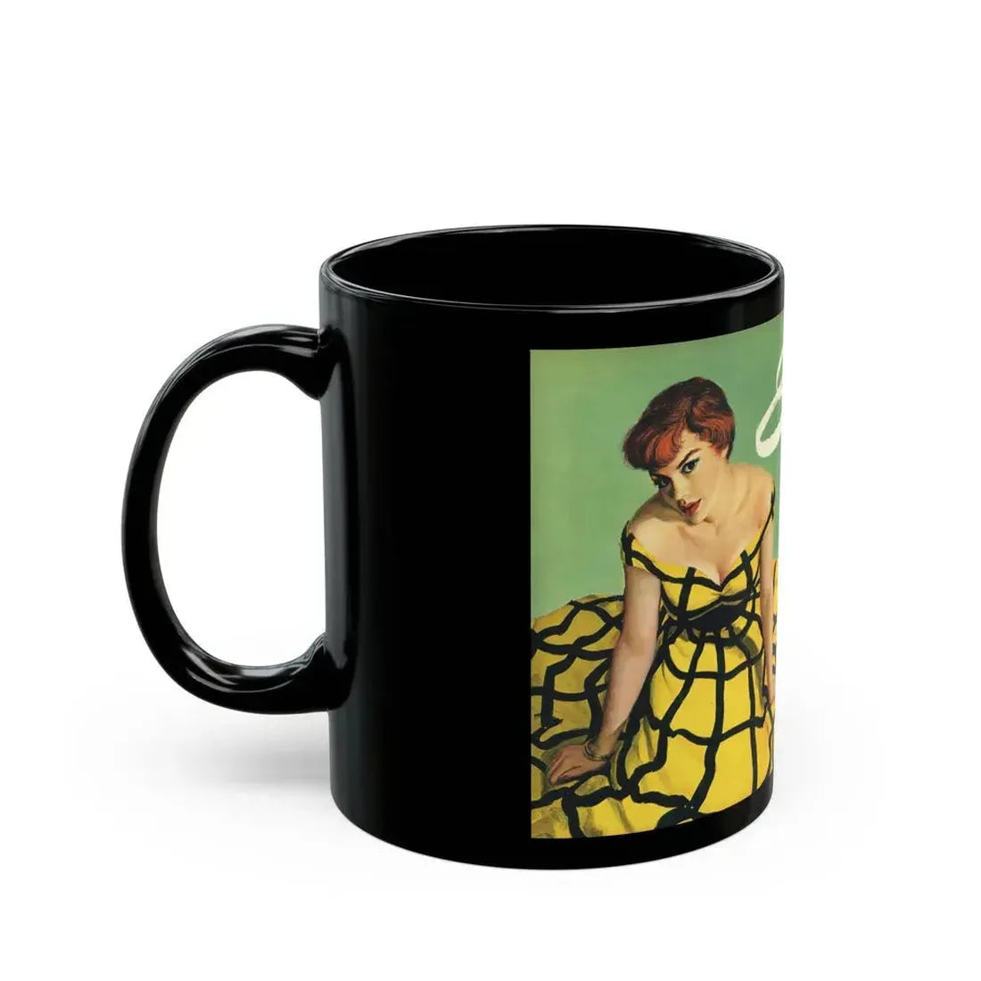 Emerald Bait, Esquire, October 1951 - Black Coffee Mug - Go Mug Yourself