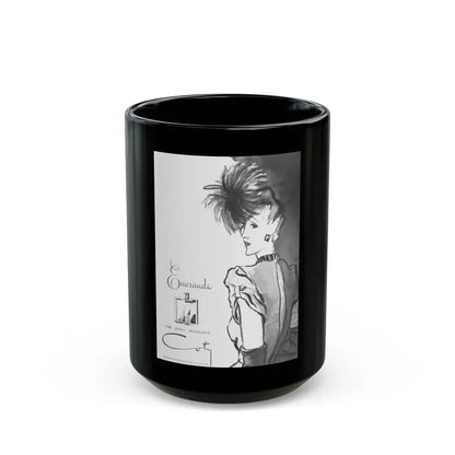 Emeraude by Coty, 1945 - Black Coffee Mug 15oz - Go Mug Yourself