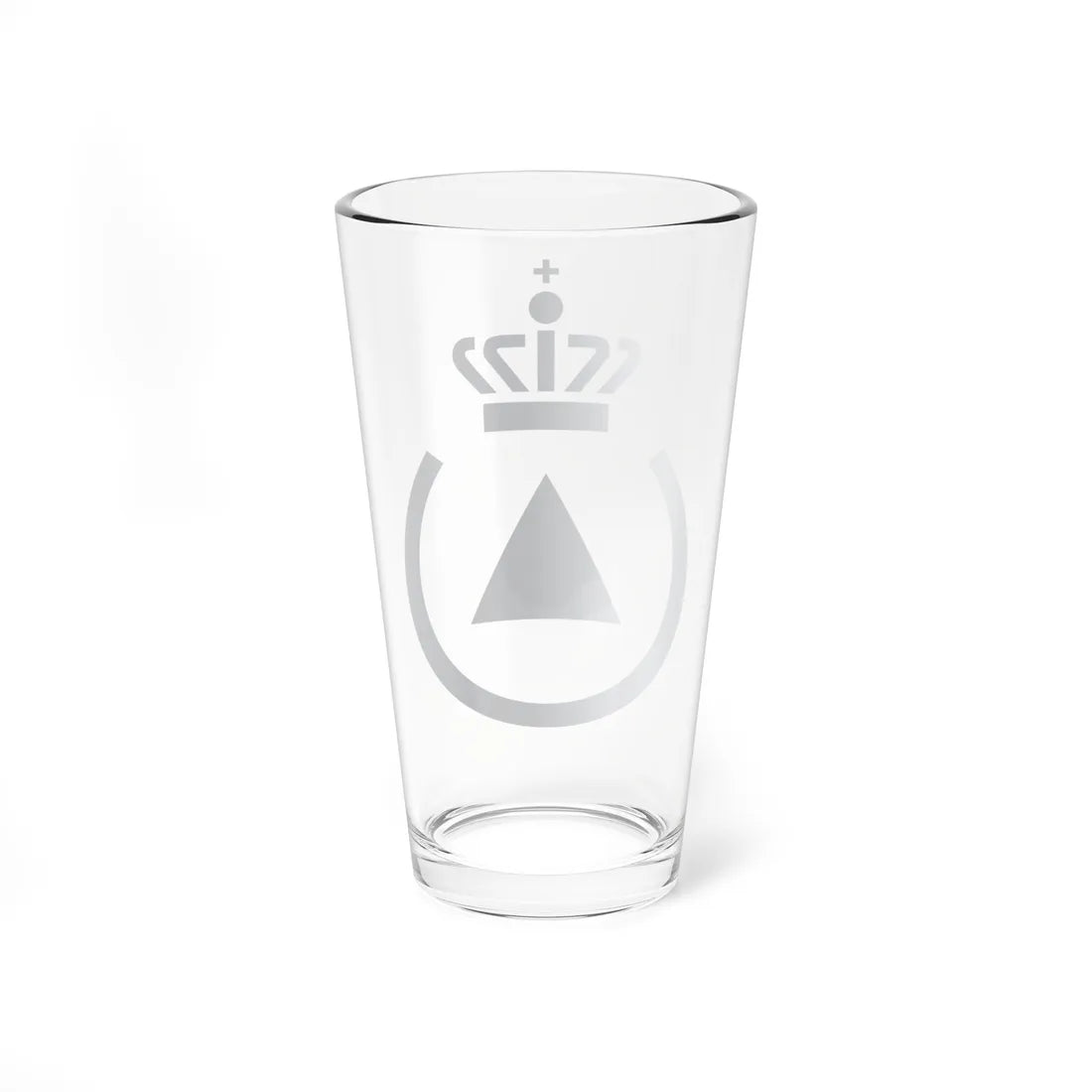 Emergency Management Agency logo (Denmark) (Coat of Arms) Pint Glass 16oz - Go Mug Yourself