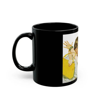 Emergency Message, Redbook, September 1958 - Black Coffee Mug - Go Mug Yourself