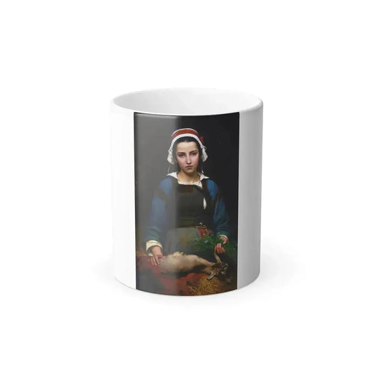 Emile Auguste Hublim (1830-1891) A Friend in Need - 1879 - Color Changing Mug 11oz 11oz - Go Mug Yourself