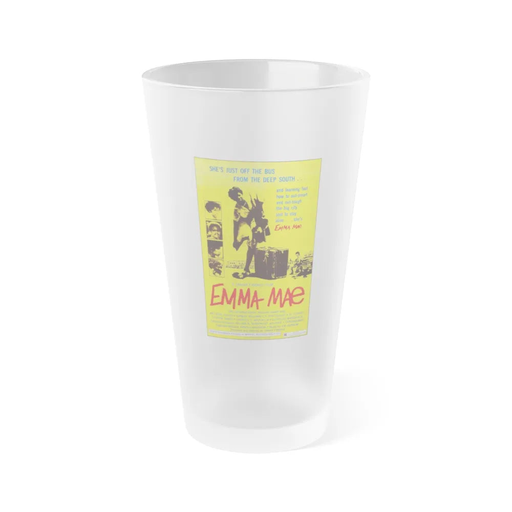 EMMA MAE (BLACK SISTER'S REVENGE) 1976 Movie Poster - Frosted Pint Glass 16oz-16oz-Frosted-Go Mug Yourself