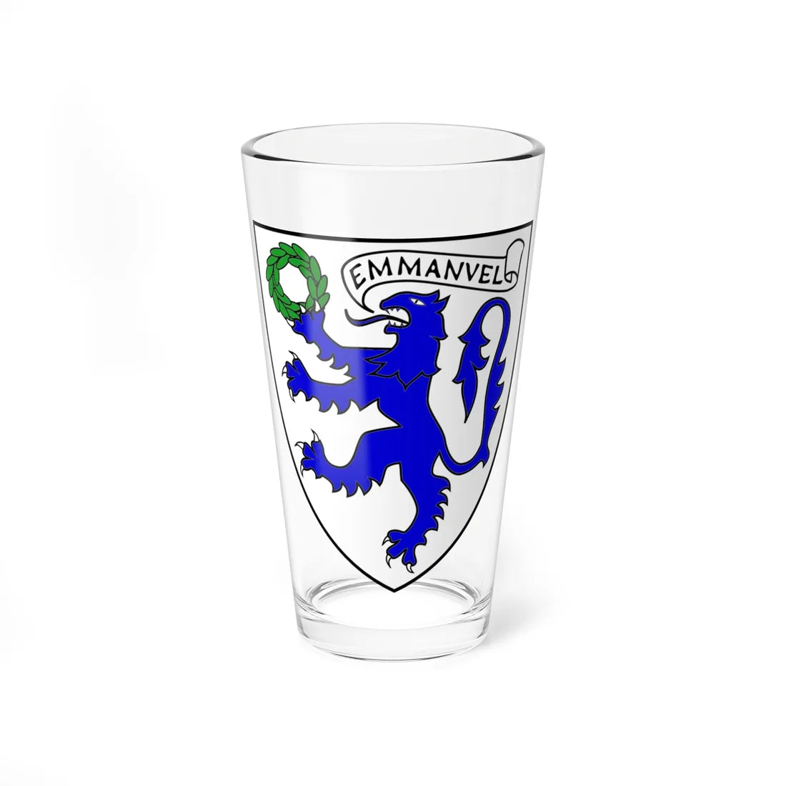 Emmanuel College Crest (England) (Coat of Arms) Pint Glass 16oz 16oz - Go Mug Yourself