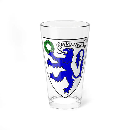 Emmanuel College Crest (England) (Coat of Arms) Pint Glass 16oz 16oz - Go Mug Yourself