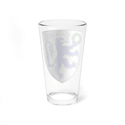 Emmanuel College Crest (England) (Coat of Arms) Pint Glass 16oz - Go Mug Yourself
