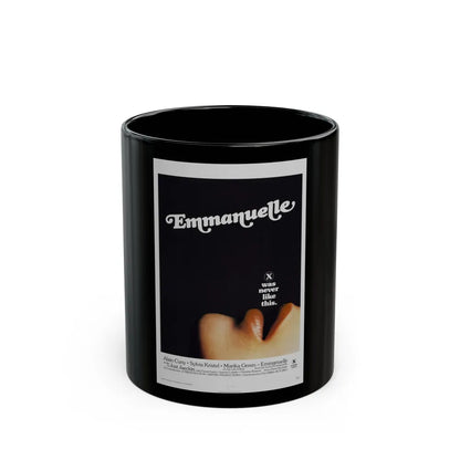 EMMANUELLE 1974 Movie Poster - Black Coffee Mug-11oz-Go Mug Yourself