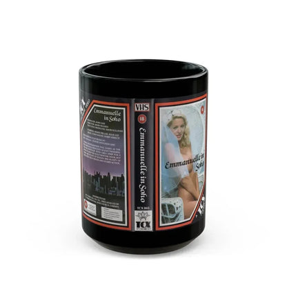 EMMANUELLE IN SOHO (VHS COVER) - Black Coffee Mug 15oz - Go Mug Yourself