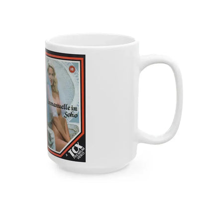 EMMANUELLE IN SOHO (VHS COVER) - White Coffee Mug - Go Mug Yourself
