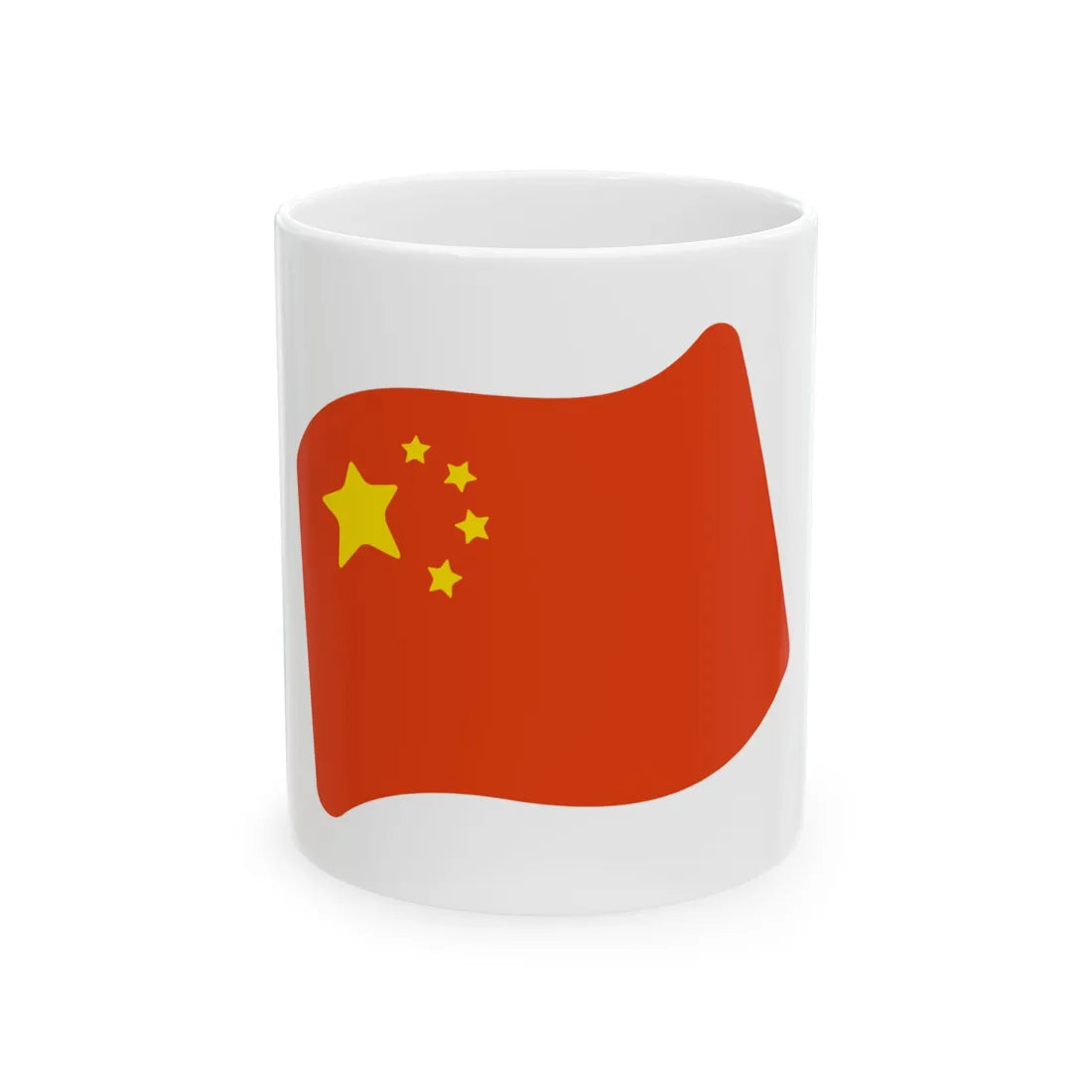 Emoji u1f1e8 1f1f3 (China) White Coffee Mug 11oz - Go Mug Yourself