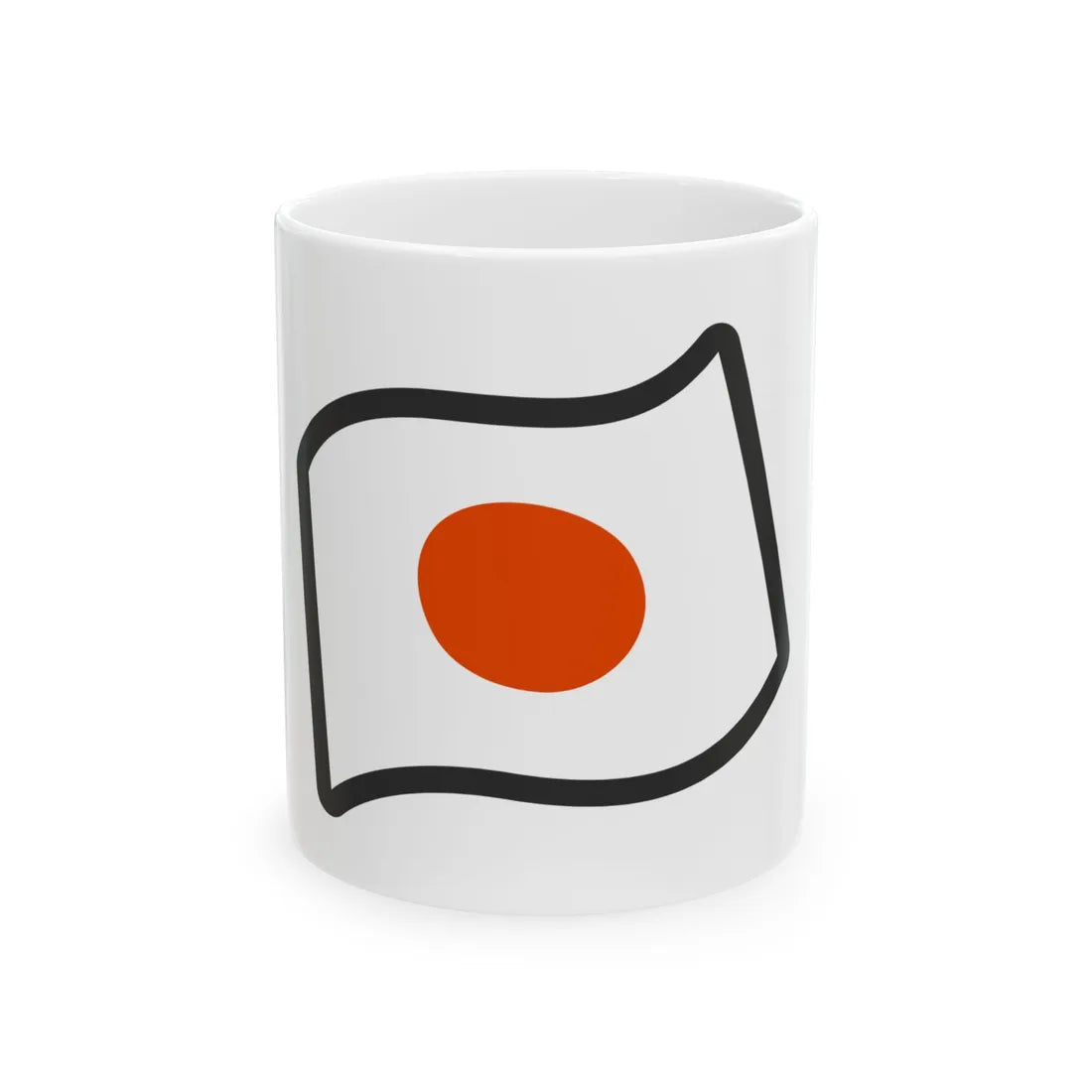 Emoji u1f1ef 1f1f5 (Japan) White Coffee Mug 11oz - Go Mug Yourself
