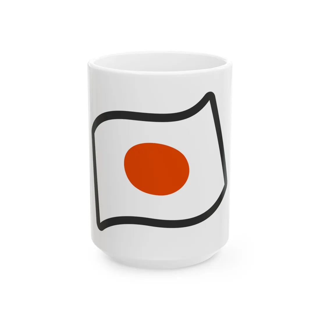 Emoji u1f1ef 1f1f5 (Japan) White Coffee Mug 15oz - Go Mug Yourself