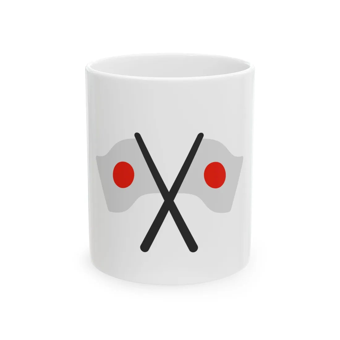 Emoji u1f38c (Japan) White Coffee Mug 11oz - Go Mug Yourself