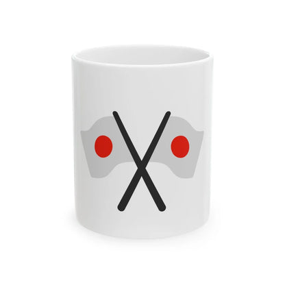 Emoji u1f38c (Japan) White Coffee Mug 11oz - Go Mug Yourself