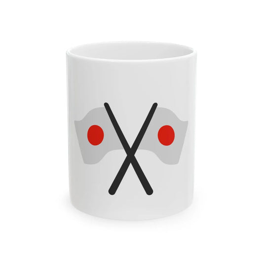Emoji u1f38c (Japan) White Coffee Mug 11oz - Go Mug Yourself