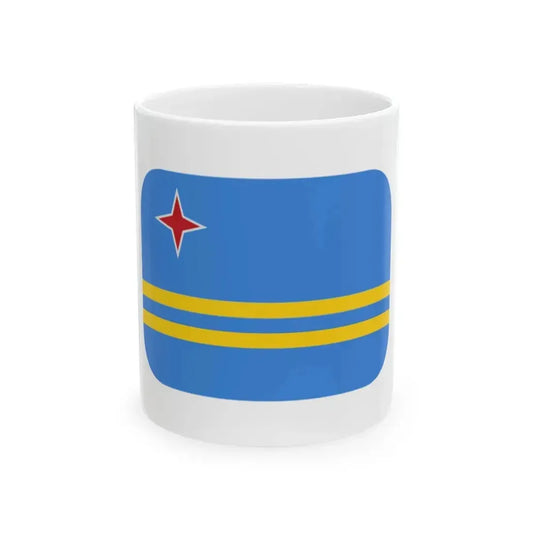 Emojione 1F1E6-1F1FC (Netherlands) White Coffee Mug 11oz - Go Mug Yourself
