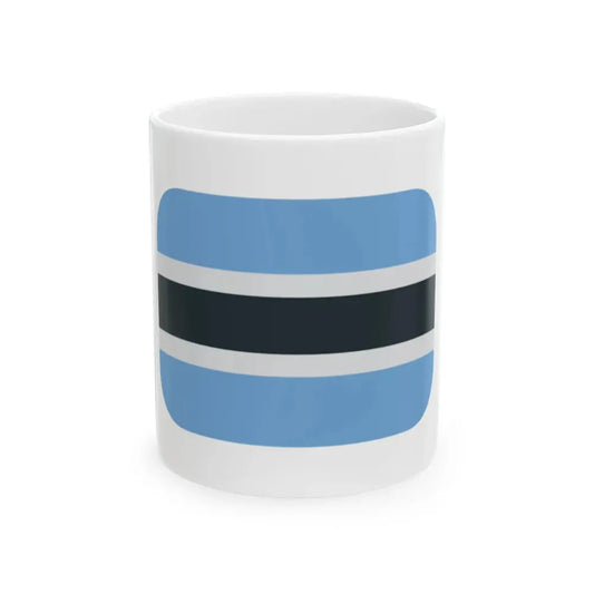 Emojione 1F1E7-1F1FC (Botswana) White Coffee Mug 11oz - Go Mug Yourself