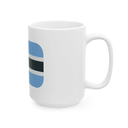 Emojione 1F1E7-1F1FC (Botswana) White Coffee Mug - Go Mug Yourself